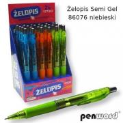 Żelopis Semi Gel niebieski (24szt). Wydawca: PENWORD. Dadada.pl Opakowanie Żelopis Semi Gel niebieski (24szt)
