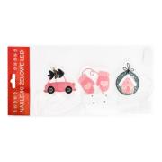 Żelowe naklejki dekoracyjne LED - Różowy samochód. Autor: Brak. Dadada.pl Okładka książki Żelowe naklejki dekoracyjne LED - Różowy samochód