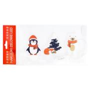 Żelowe naklejki dekoracyjne LED Zimowe zwierzątka. Autor: Brak. Dadada.pl Okładka książki Żelowe naklejki dekoracyjne LED Zimowe zwierzątka