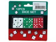 Opakowanie Zestaw 12 kości do gry