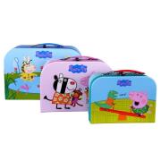Zestaw 3 walizek Świnka Peppa. Wydawca: Cass Film. Dadada.pl Opakowanie Zestaw 3 walizek Świnka Peppa