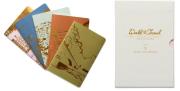 Zestaw 5 plannerów podróży Travel Notebook. Wydawca: Designworks Ink. Dadada.pl Opakowanie Zestaw 5 plannerów podróży Travel Notebook