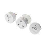 Zestaw adapterów Akyga AK-AD-61 (Angielski, Gniazdo typ C, Gniazdo typ G M - Hybrydowa standardu A/B/C/D/E/F/G (CEE 7/7, NEMA 5-20, BS 1363/4573) F; kolor biały). Wydawca: Akyga. Dadada.pl Opakowanie Zestaw adapterów Akyga AK-AD-61 (Angielski, Gniazdo typ C, Gniazdo typ G M - Hybrydowa standardu A/B/C/D/E/F/G (CEE 7/7, NEMA 5-20, BS 1363/4573) F; kolor biały)