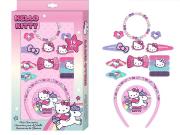 Zestaw akcesoriów do włosów Hello Kitty 14 elementów HK50103. Wydawca: Kids Euroswan. Dadada.pl Opakowanie Zestaw akcesoriów do włosów Hello Kitty 14 elementów HK50103