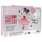 Opakowanie Zestaw artystyczny 68 elementów Balerina