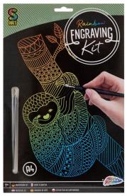 Opakowanie Zestaw artystyczny do zdrapywania A4