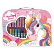 Opakowanie Zestaw artystyczny w walizce Jednorożec