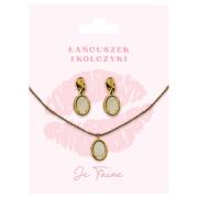 Opakowanie Zestaw biżuterii pozłacany na Walentynki