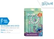Opakowanie Zestaw bransoletka z zawieszkami Stitch 6 elementów ST00103