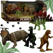 Zestaw dinozaurów. Wydawca: Maksik. Dadada.pl Opakowanie Zestaw dinozaurów