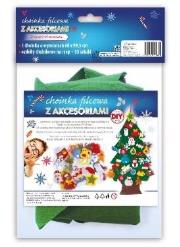 Opakowanie Zestaw DIY Choinka filcowa z akcesoriami