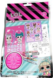 Opakowanie Zestaw do kolorowania z kredkami LOL21023