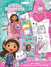 Zestaw do kolorowania z naklejkami Gabby's Dollhouse GD00083. Wydawca: Kids Euroswan. Dadada.pl Opakowanie Zestaw do kolorowania z naklejkami Gabby's Dollhouse GD00083