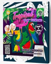 Opakowanie Zestaw do wyklejania plasteliną - Tropiki