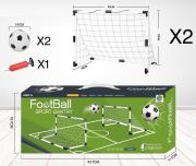 Opakowanie Zestaw dwóch bramek z piłką