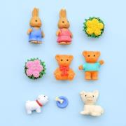 Opakowanie Zestaw gumki do ścierania puzzle Animal Park