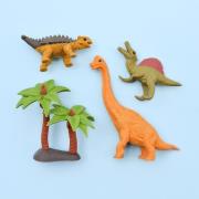Opakowanie Zestaw gumki do ścierania puzzle Dinosaurs 2