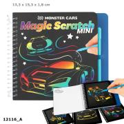 Opakowanie Zestaw kreatywny Mini Magic Scratch Monster Cars 12116A