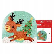 Opakowanie Zestaw kreatywny Mozaika Świąteczny renifer