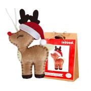 Opakowanie Zestaw kreatywny renifer do uszycia kraft