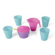 Opakowanie Zestaw naczyń 8el różowy