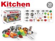 Opakowanie Zestaw naczyń metalowych 30el.