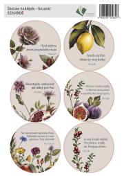 Opakowanie Zestaw naklejek - botanic