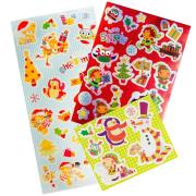 Opakowanie Zestaw naklejek świątecznych