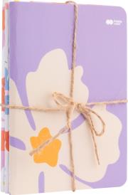 Opakowanie Zestaw notesy A6 szytych BLOOM-Pastel 3 szt. po 32 ark. Happy Color