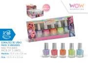 Opakowanie Zestaw pastelowych lakierów do paznokci 5szt. WOW00110