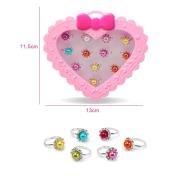 Opakowanie Zestaw pierścionków perełek - 12 sztuk