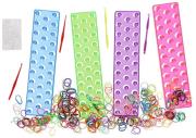 Opakowanie Zestaw startowy Loom Bands tęczowe bransoletki 1 szt. mix