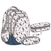 Opakowanie Zestaw Stright Plecak + saszetka Piórka boho