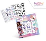 Opakowanie Zestaw tatuaży kolorowych i czarno-białych WOW 50 szt.