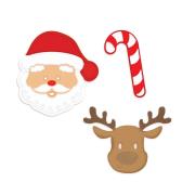 Opakowanie Zestaw wykrojników - Mikołaj i renifer 3szt