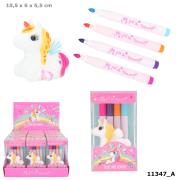 Opakowanie Zestaw z flamastrami Pomaluj Jednorożca Ylvi 11347A