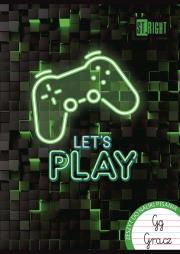 Opakowanie Zeszyt A4 32k 3-linia kolorowa ST.RIGHT mix chłopięcy 1szt.