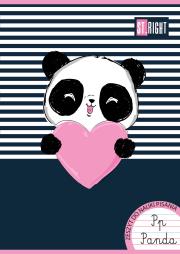 Opakowanie Zeszyt A4 32k 3-linia kolorowa ST.RIGHT mix dziewczęcy 1szt.