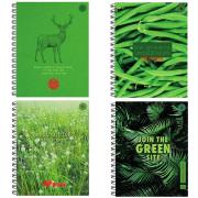 Zeszyt A4/80K kratka Think Green (5szt). Wydawca: Ziemia Obiecana. Dadada.pl Opakowanie Zeszyt A4/80K kratka Think Green (5szt)