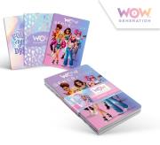 Opakowanie Zeszyt A5 25k WOW pakiet 3 sztukI mix wzorów
