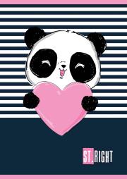 Opakowanie Zeszyt A5 32k krata ST.RIGHT mix dziewczęcy 1szt.