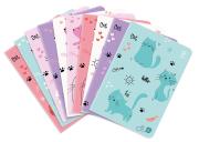 Opakowanie Zeszyt A5 32K linia podwójna kolorowa Sweet Kitten pakiet 10 sztuk mix