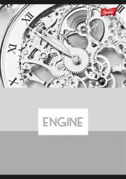 Opakowanie Zeszyt A5 60K krata ENGINE PAKIET 10 SZTUK