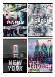 Opakowanie Zeszyt A5/60K kratka Glitched City (10szt)