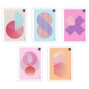 Opakowanie Zeszyt A5/60K kratka New Geometric (10szt)