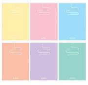 Opakowanie Zeszyt A5/60K linia Pastel Color Blocking (5szt)