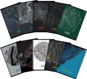 Opakowanie Zeszyt A5/80K kratka Monochrome Mapping (5szt)