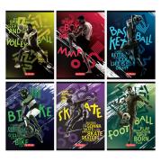 Opakowanie Zeszyt A5 80k kratka sport pakiet 5 szt.