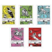 Opakowanie Zeszyt A5/80K kratka Vintage (10szt)