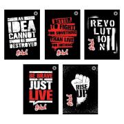 Zeszyt A5/80K linia Rebels (5szt). Wydawca: Ziemia Obiecana. Dadada.pl Opakowanie Zeszyt A5/80K linia Rebels (5szt)